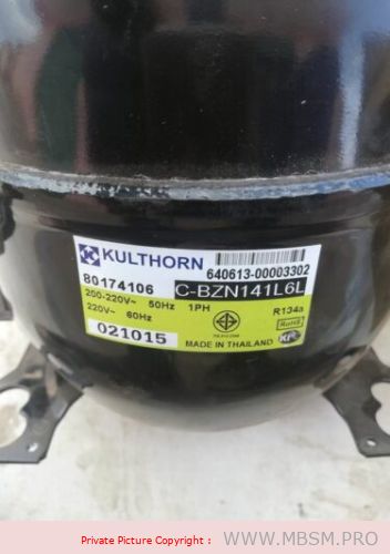 Info, Compressor, CbzN141L6L, 1/8 hp, All KuIthorn, Compressor, Pdf