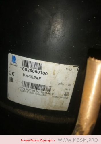 Mbsm.pro, FH4524F compressor capacitor ?