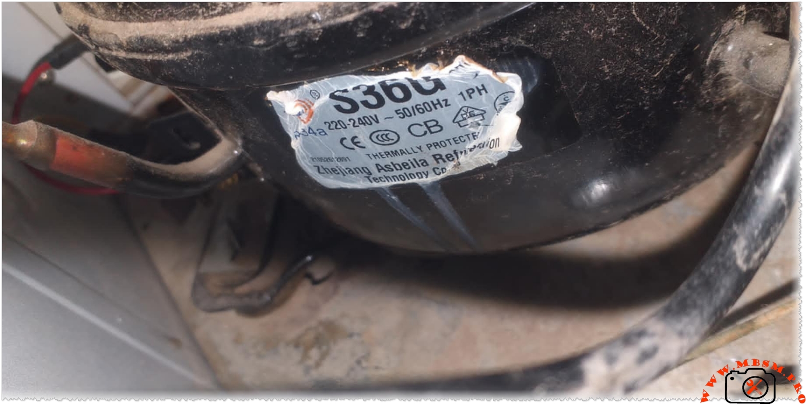 Mbsm.pro, Compressor , s36G, 1/10 hp, 1ph 220v/50hz, R134a, 32g